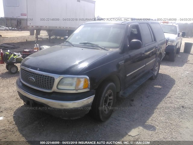 1FMRU15W72LA17129 - 2002 FORD EXPEDITION XLT BLACK photo 2