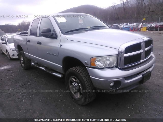 3D7KS28C65G712969 - 2005 DODGE RAM 2500 ST/SLT 银色 照片 1
