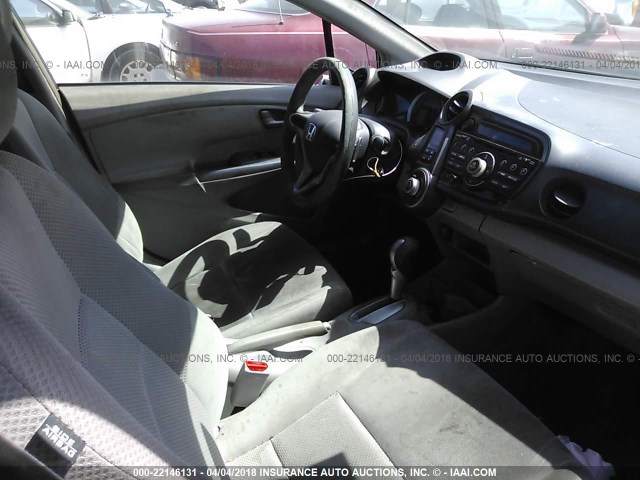 JHMZE2H79AS012710 - 2010 HONDA INSIGHT EX GRAY photo 5