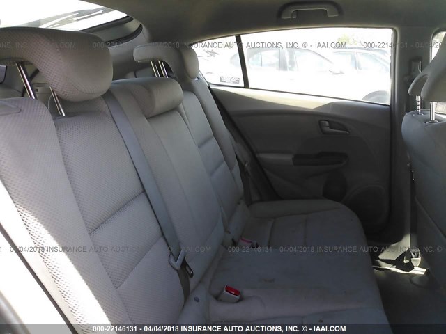 JHMZE2H79AS012710 - 2010 HONDA INSIGHT EX GRAY photo 8