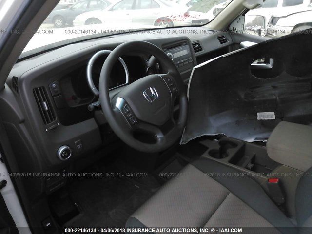 2HJYK16447H514089 - 2007 HONDA RIDGELINE RTS WHITE photo 5