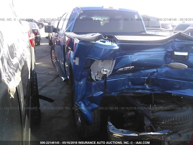 1FTFX1EF5CFA03891 - 2012 FORD F150 SUPER CAB BLUE photo 3