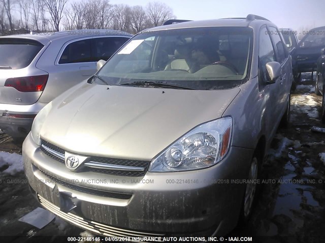 5TDBA22C64S025917 - 2004 TOYOTA SIENNA XLE/XLE LIMITED BEIGE photo 2