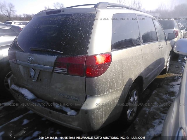 5TDBA22C64S025917 - 2004 TOYOTA SIENNA XLE/XLE LIMITED BEIGE photo 4