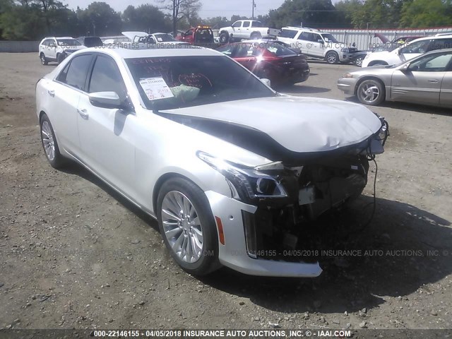 1G6AS5SXXG0109486 - 2016 CADILLAC CTS PERFORMANCE COLLECTION WHITE photo 1