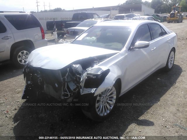 1G6AS5SXXG0109486 - 2016 CADILLAC CTS PERFORMANCE COLLECTION WHITE photo 2