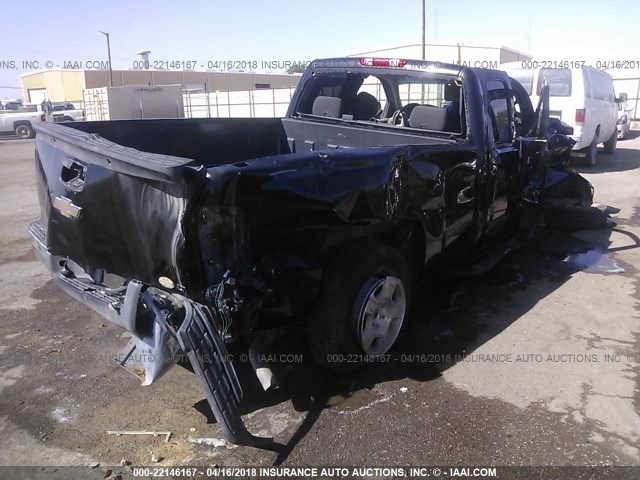 1GCEC19C18Z144485 - 2008 CHEVROLET SILVERADO C1500 BLACK photo 4