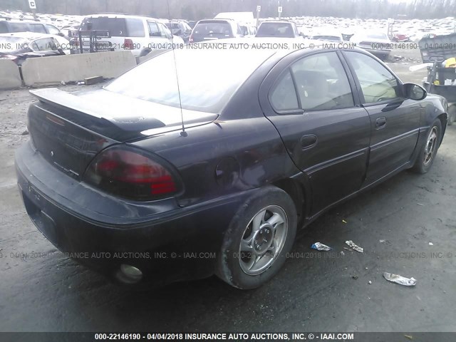 1G2NW52EX4M619962 - 2004 PONTIAC GRAND AM GT BLACK photo 4