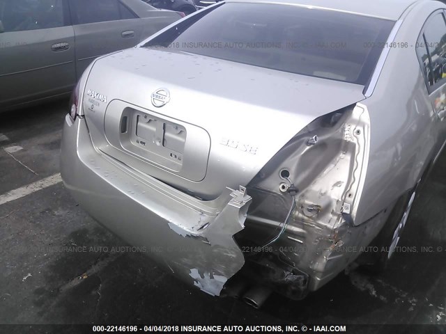 1N4BA41E15C839545 - 2005 NISSAN MAXIMA SE/SL GOLD photo 6