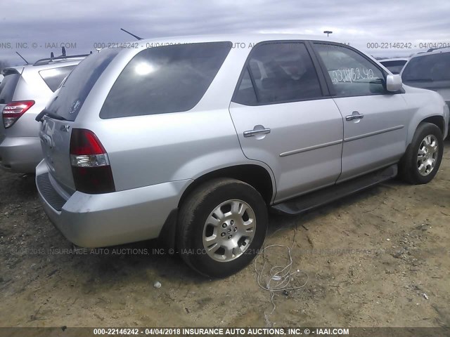 2HNYD18282H548551 - 2002 ACURA MDX SILVER photo 4