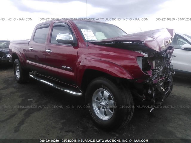 3TMKU72N85M001545 - 2005 TOYOTA TACOMA DBL CAB PRERUNNER LNG BED RED photo 1