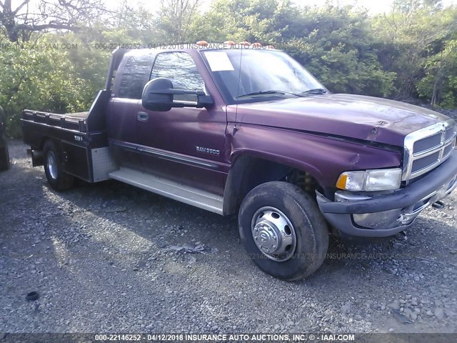 1B7MF33601J223488 - 2001 DODGE RAM 3500 RED photo 1
