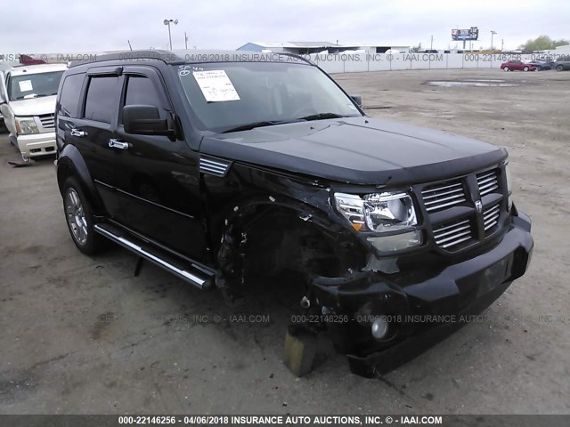 1D8GT58667W735943 - 2007 DODGE NITRO R/T BLACK photo 1