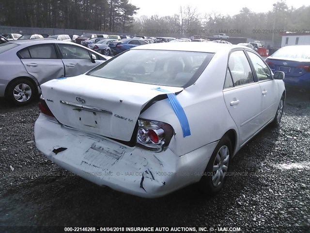 4T1BE32K66U699559 - 2006 TOYOTA CAMRY LE/XLE/SE WHITE photo 4