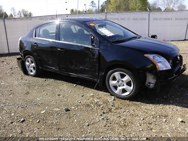 3N1AB61E88L744877 - 2008 NISSAN SENTRA 2.0/2.0S/2.0SL BLACK photo 1