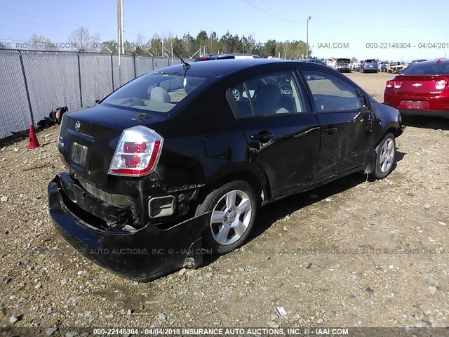 3N1AB61E88L744877 - 2008 NISSAN SENTRA 2.0/2.0S/2.0SL BLACK photo 4