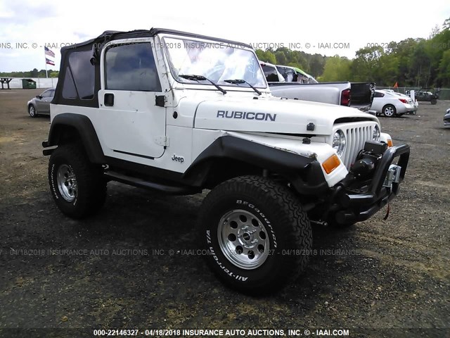 1J4FA69S63P371989 - 2003 JEEP WRANGLER / TJ RUBICON WHITE photo 1