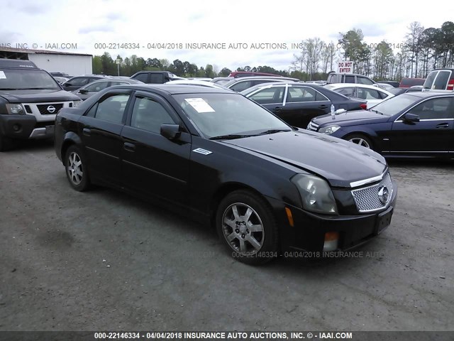 1G6DM57N630134944 - 2003 CADILLAC CTS BLACK photo 1