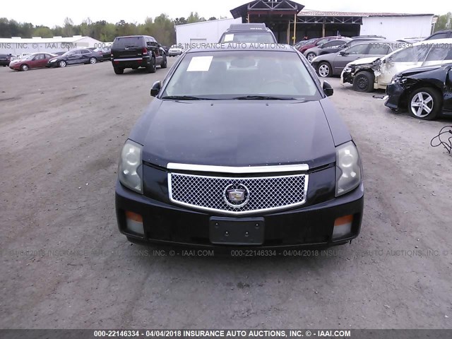 1G6DM57N630134944 - 2003 CADILLAC CTS BLACK photo 6