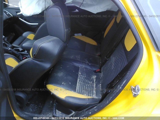 1FADP3L98DL191895 - 2013 FORD FOCUS ST YELLOW photo 8