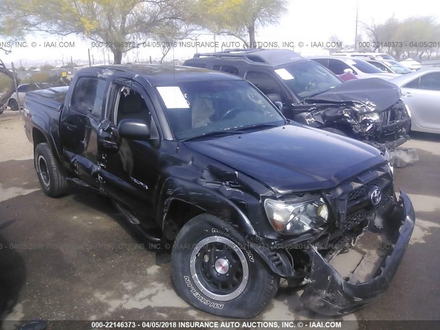 3TMJU4GN3BM122269 - 2011 TOYOTA TACOMA DOUBLE CAB PRERUNNER GRAY photo 1