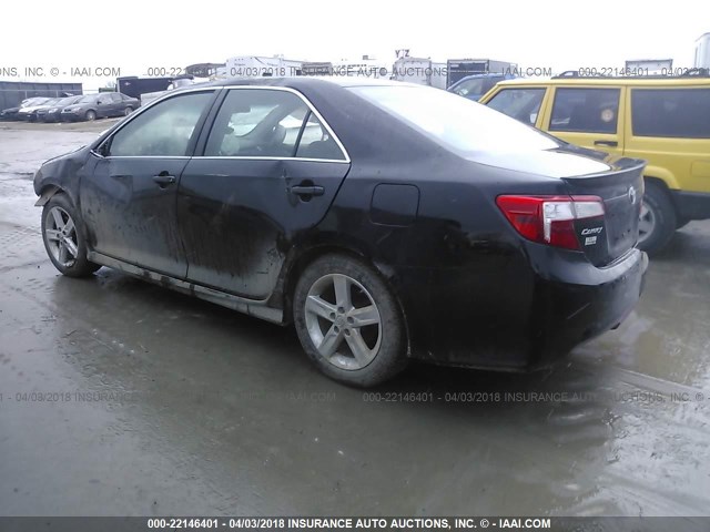 4T1BF1FK1EU383013 - 2014 TOYOTA CAMRY L/SE/LE/XLE 黑色 照片 3