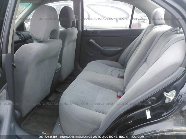 1HGES16325L027182 - 2005 HONDA CIVIC DX VP 黑色 照片 8