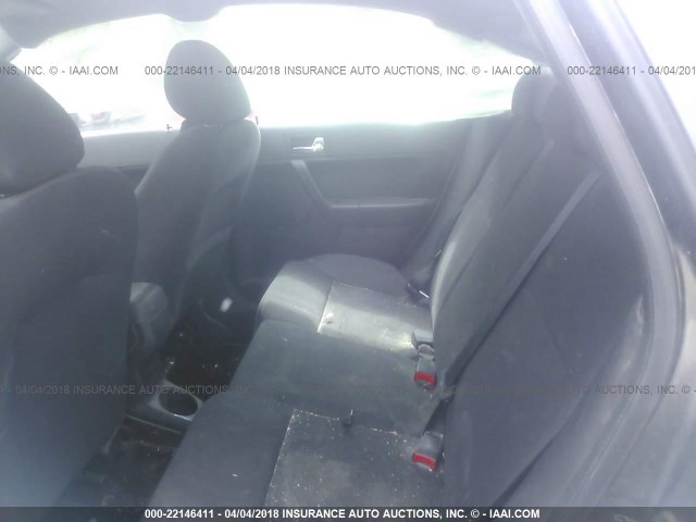 1FAHP3GN5AW131009 - 2010 FORD FOCUS SES GRAY photo 8