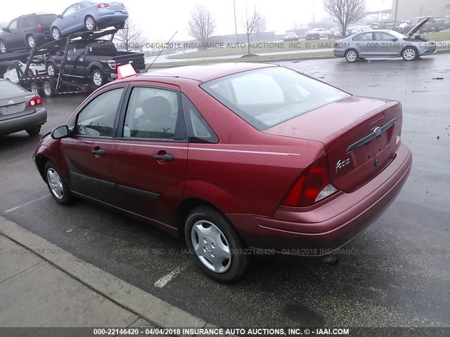 1FAFP33PX3W298077 - 2003 FORD FOCUS LX RED photo 3