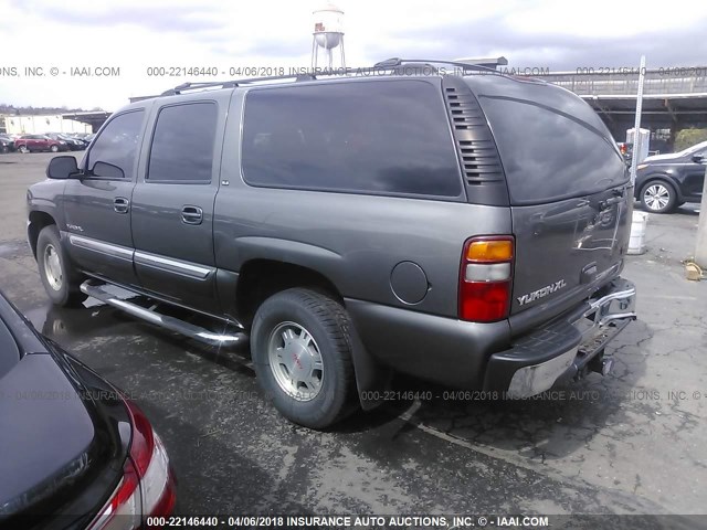 1GKFK16Z22J268999 - 2002 GMC YUKON XL K1500 GRAY photo 3