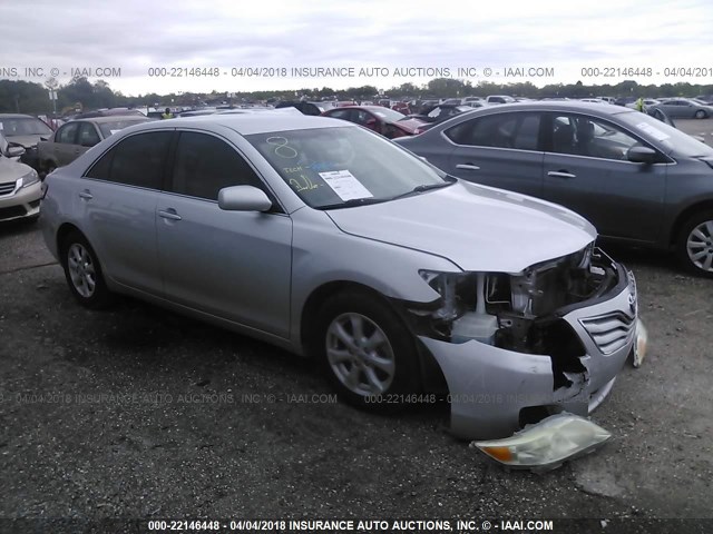 4T4BF3EK7BR107773 - 2011 TOYOTA CAMRY SE/LE/XLE SILVER photo 1