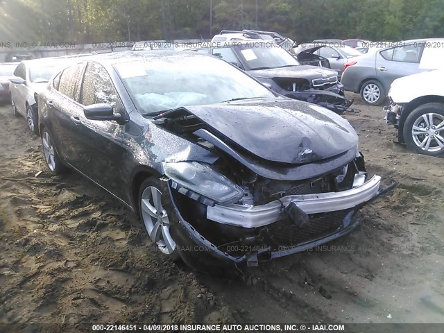 1C3CDFEB2ED826707 - 2014 DODGE DART GT BLACK photo 1