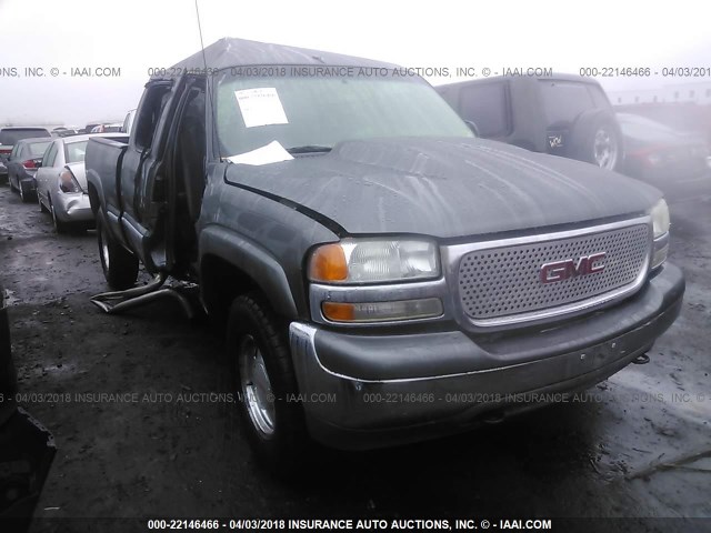 1GTEK19T21E158105 - 2001 GMC NEW SIERRA K1500 GRAY photo 1