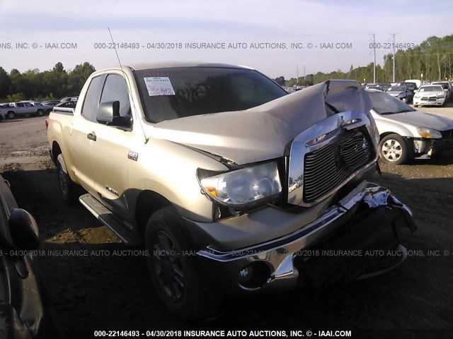 5TFRY5F15AX095175 - 2010 TOYOTA TUNDRA DOUBLE CAB SR5 GOLD photo 1