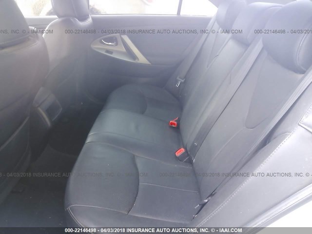 4T1BK46K58U570420 - 2008 TOYOTA CAMRY LE/XLE/SE Light Blue photo 8