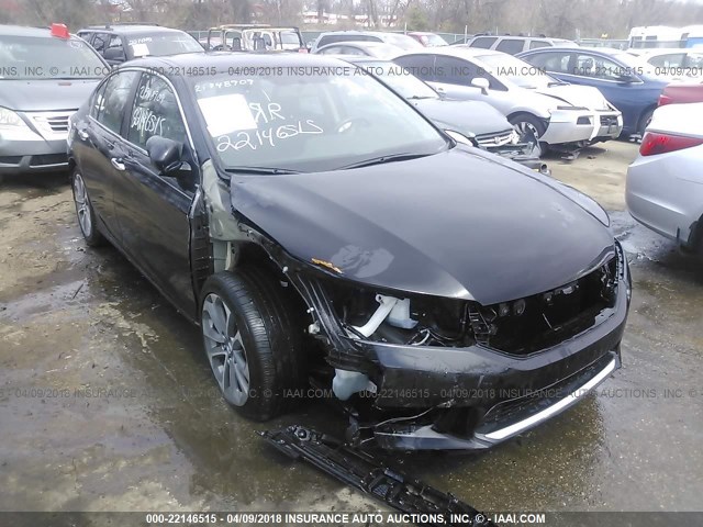 1HGCR2F54EA234274 - 2014 HONDA ACCORD SPORT Қара фото 1