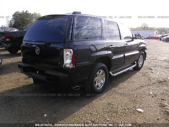 1GYEK63N54R251831 - 2004 CADILLAC ESCALADE LUXURY BLACK photo 4