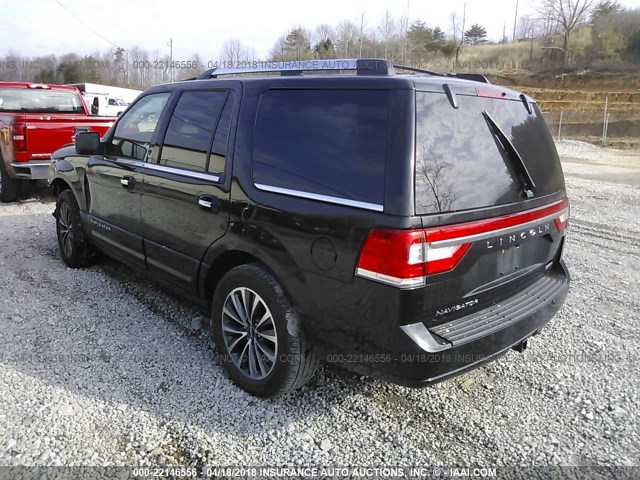 5LMJJ2JT1FEJ04815 - 2015 LINCOLN NAVIGATOR 黑色 照片 3