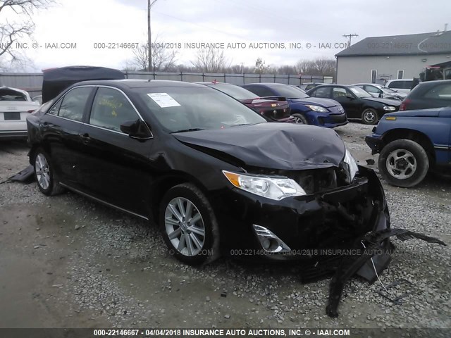 4T1BF1FK7EU782816 - 2014 TOYOTA CAMRY L/SE/LE/XLE 黑色 照片 1