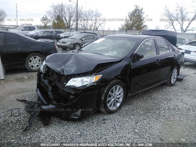 4T1BF1FK7EU782816 - 2014 TOYOTA CAMRY L/SE/LE/XLE 黑色 照片 2