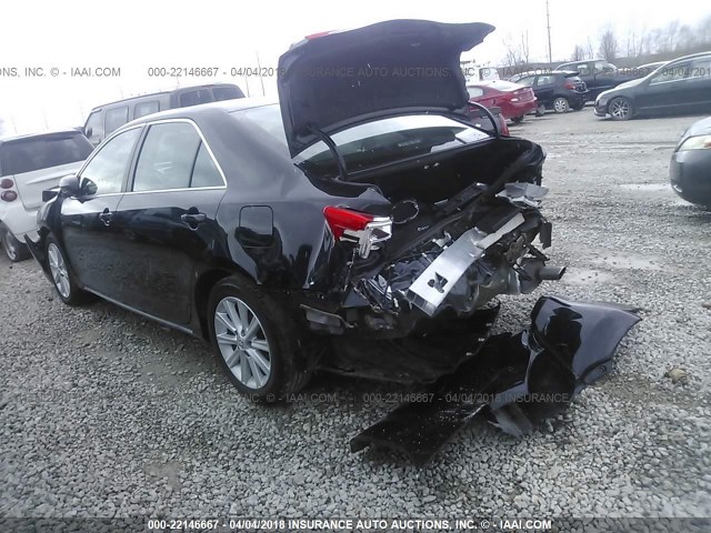 4T1BF1FK7EU782816 - 2014 TOYOTA CAMRY L/SE/LE/XLE 黑色 照片 3