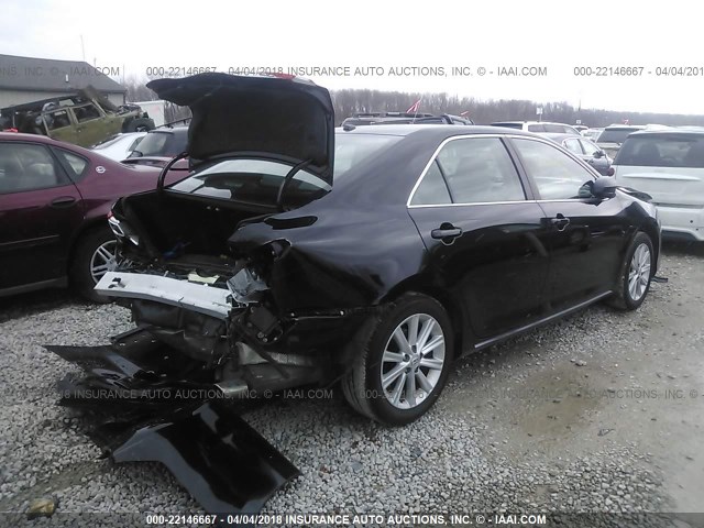 4T1BF1FK7EU782816 - 2014 TOYOTA CAMRY L/SE/LE/XLE 黑色 照片 4