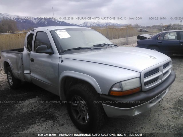 1D7HL32X03S211302 - 2003 DODGE DAKOTA SPORT SILVER photo 1