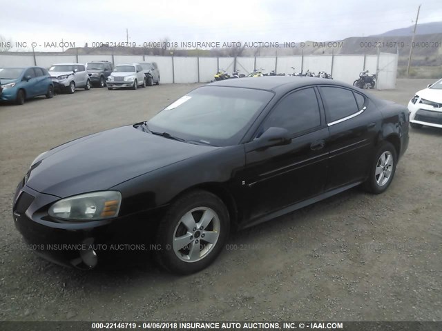 2G2WP552761195299 - 2006 PONTIAC GRAND PRIX BLACK photo 2