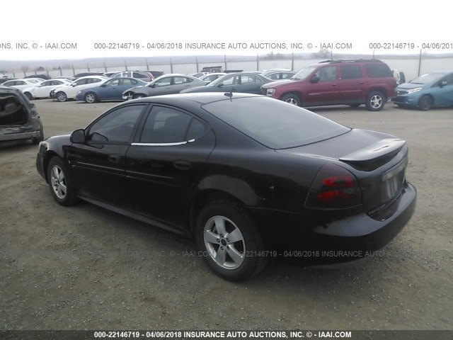2G2WP552761195299 - 2006 PONTIAC GRAND PRIX BLACK photo 3