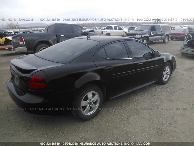 2G2WP552761195299 - 2006 PONTIAC GRAND PRIX BLACK photo 4