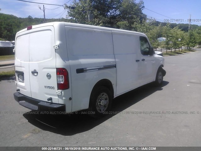 1N6BF0KLXCN101615 - 2012 NISSAN NV 1500/2500 WHITE photo 4