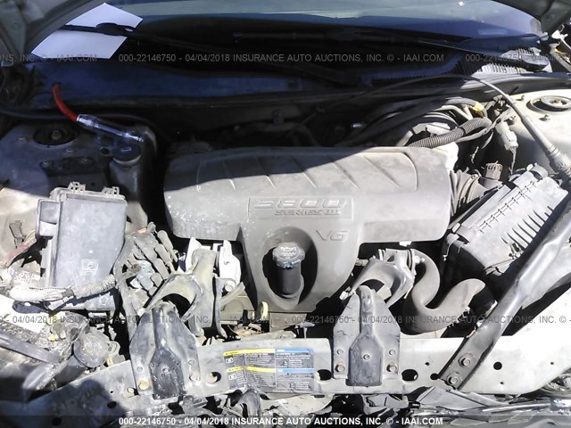 2G2WP552171131423 - 2007 PONTIAC GRAND PRIX GRAY photo 10