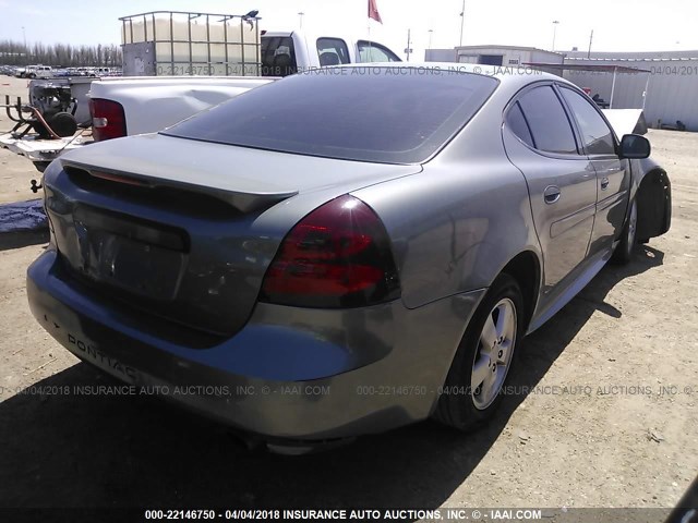2G2WP552171131423 - 2007 PONTIAC GRAND PRIX GRAY photo 4