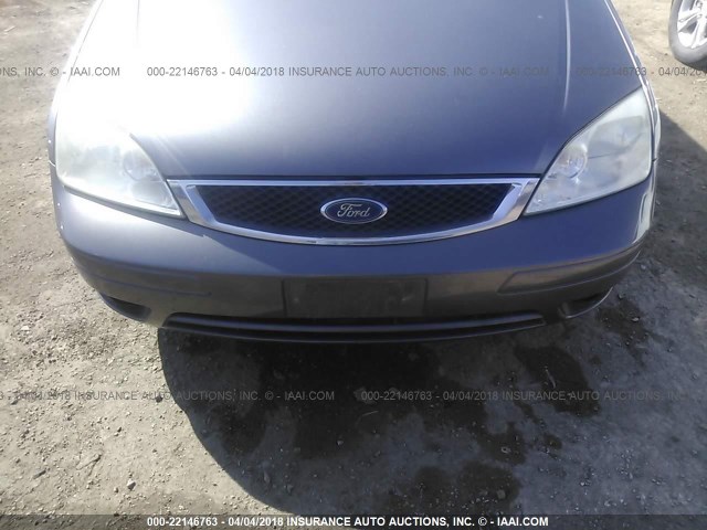 1FAFP37N77W207524 - 2007 FORD FOCUS ZX5/S/SE/SES GRAY photo 6